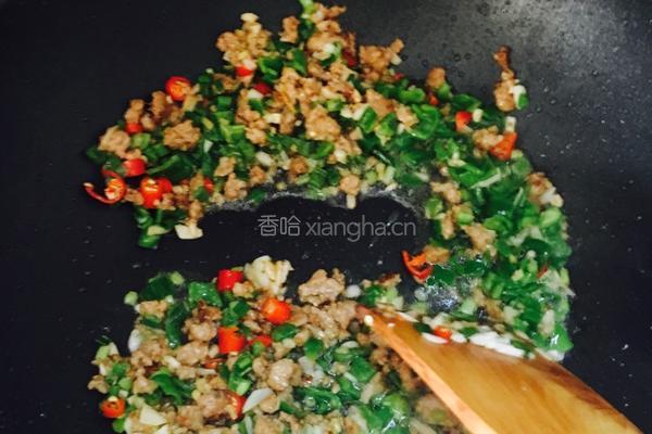 肉末豆豉茄子的做法图解8