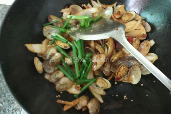 爆炒花蛤的做法图解9