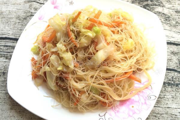 炒粉干的做法图解10