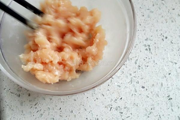 丝瓜酿肉的做法图解3