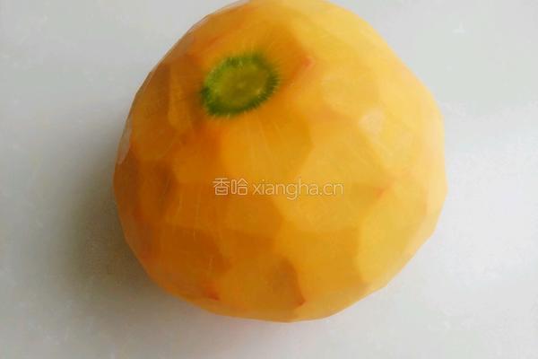 蒸千层南瓜饼的做法图解1