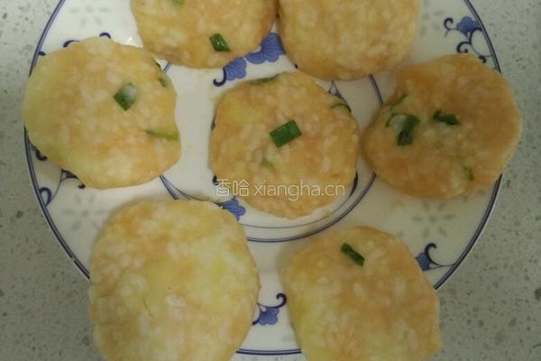 鸡蛋土豆饭饼的做法图解5
