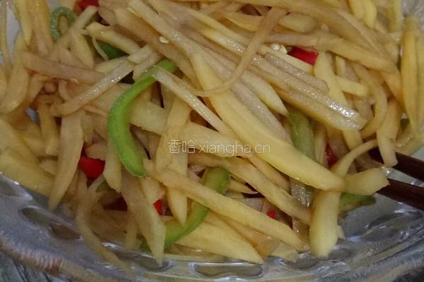 简单的青椒土豆丝的做法图解4