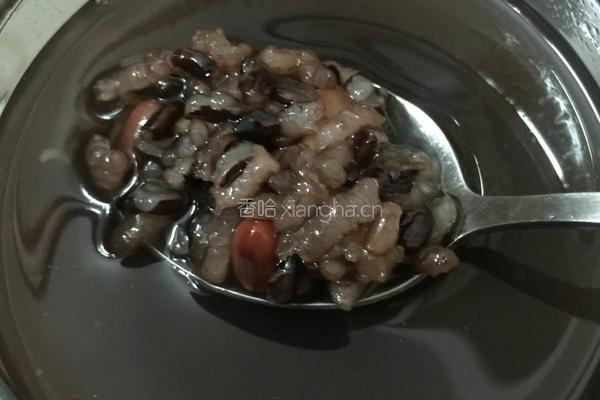 黑米糖水