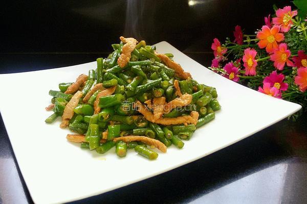 线椒炒豇豆角的做法图解11