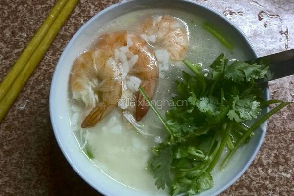 美味的虾粥