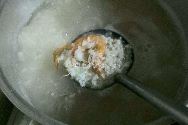 美味的虾粥的做法图解4
