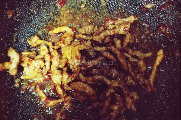 圆白菜肉丝炒面的做法图解4