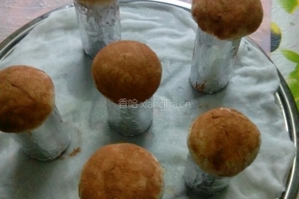 蘑菇菠萝包的做法图解6
