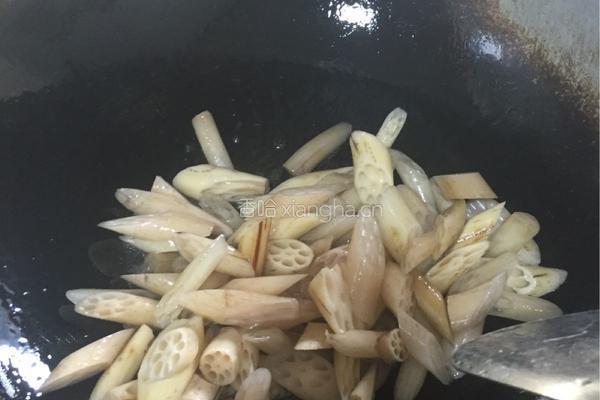 醋溜藕节的做法图解3