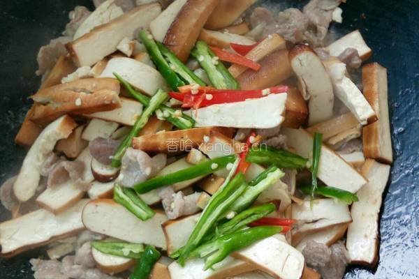 干豆腐炒肉的做法图解7