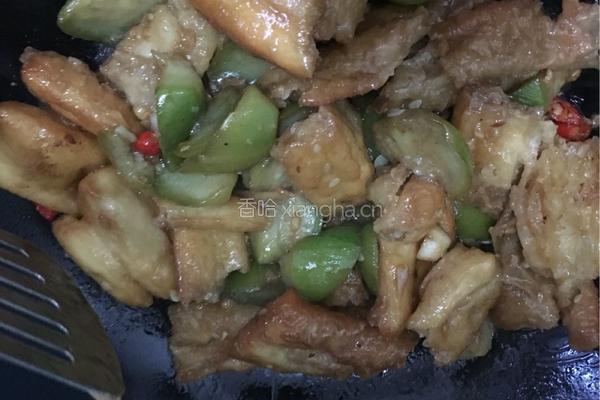 油条炒丝瓜的做法图解5