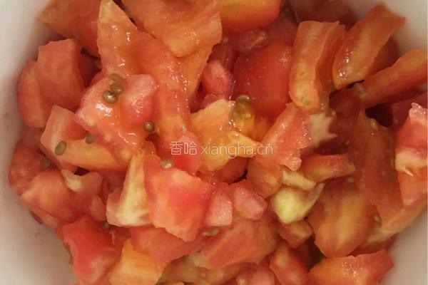 西红柿发菜豆腐羹的做法图解2