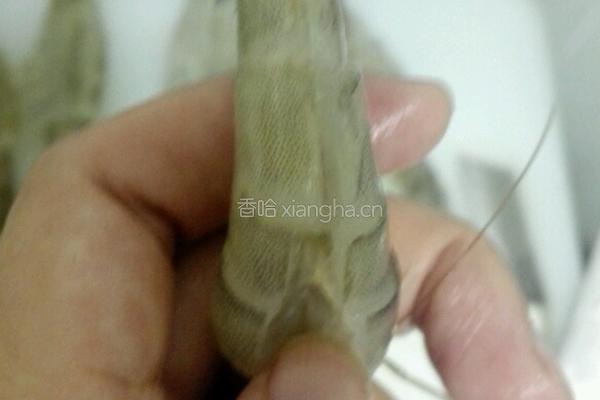 蒜蓉虾的做法图解1