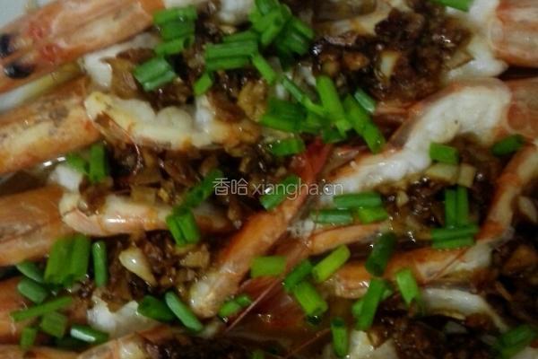 蒜蓉虾的做法图解5