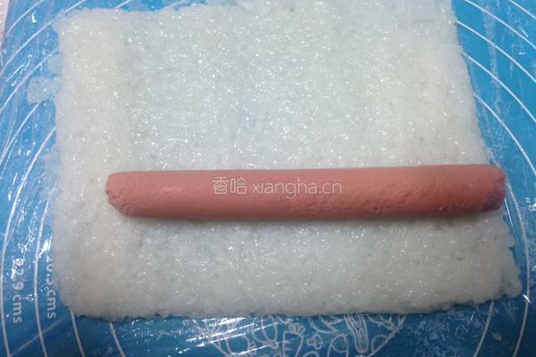 肉松蒸米糕的做法图解9