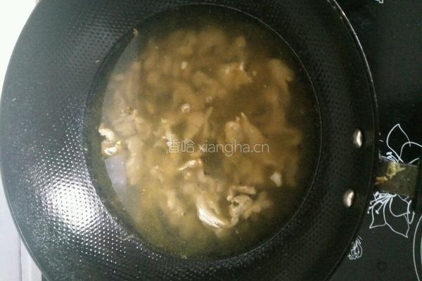 猪肉榨菜蛋汤的做法图解4