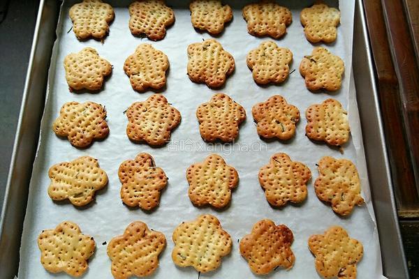 低糖香葱饼干的做法图解9