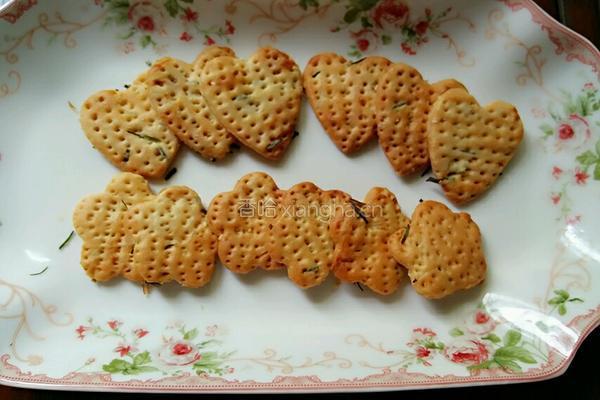 低糖香葱饼干的做法图解10