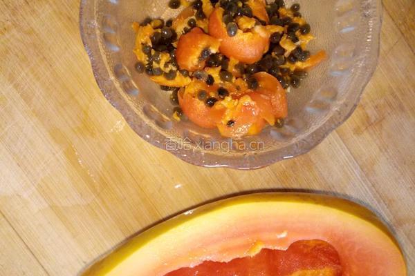 木瓜奶冻的做法图解3
