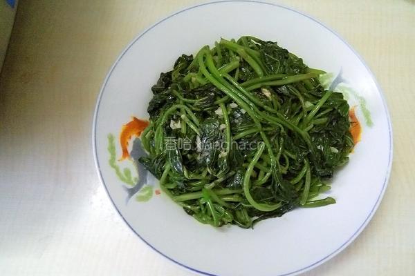 腐乳番薯叶的做法图解8