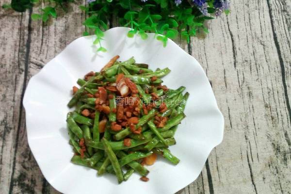 肉末豆角的做法图解7