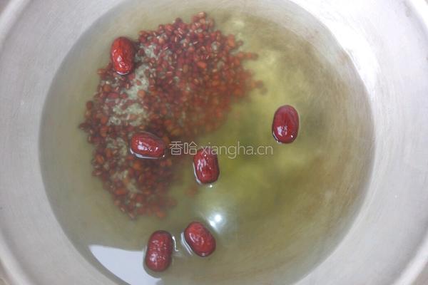 红豆粥的做法图解3
