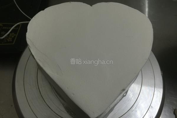 玫瑰爱心蛋糕的做法图解6
