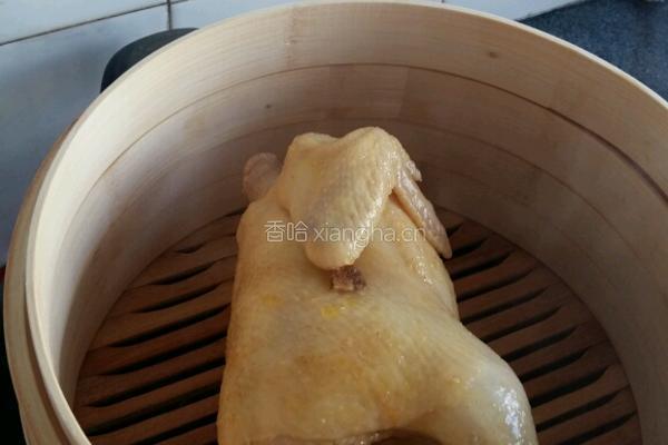 隔水清蒸土鸡的做法图解2