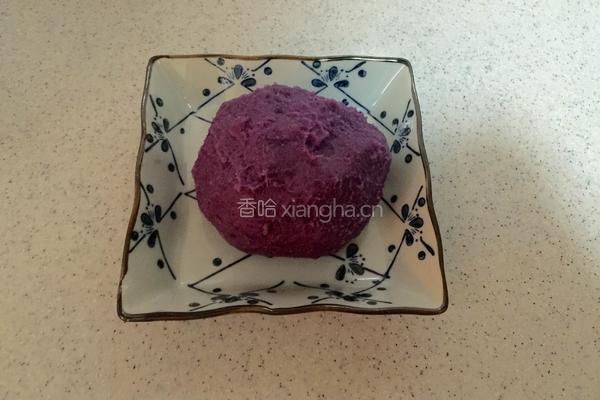 紫薯绣球酥（3个）的做法图解5