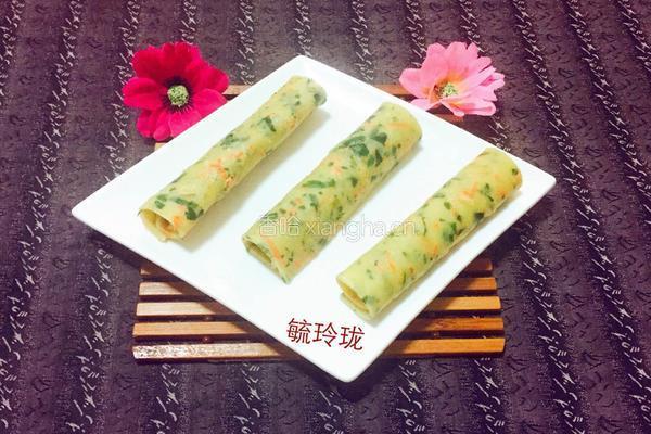蔬菜鸡蛋煎饼的做法图解11
