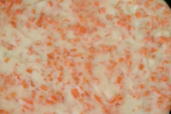 胡萝卜鸡蛋饼卷火腿肠的做法图解7