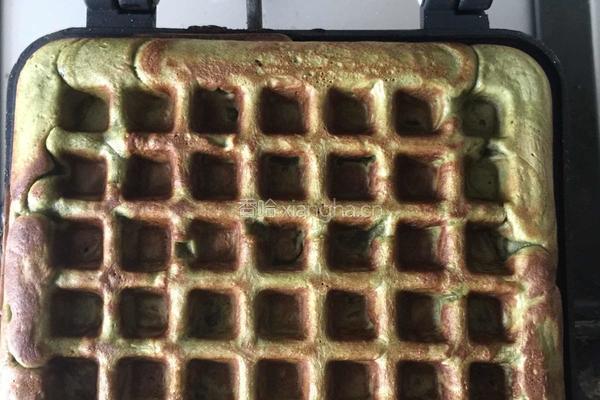 抹茶可可粉华夫饼的做法图解13