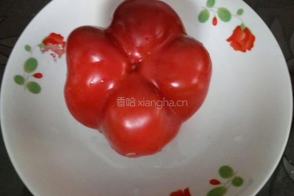 蒸酿红辣椒的做法图解5