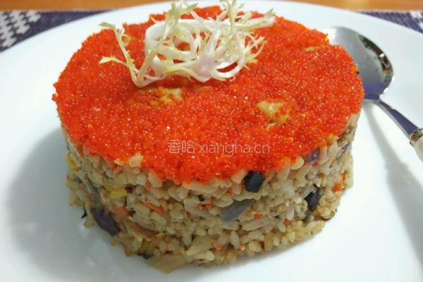蟹子炒飯的做法图解5