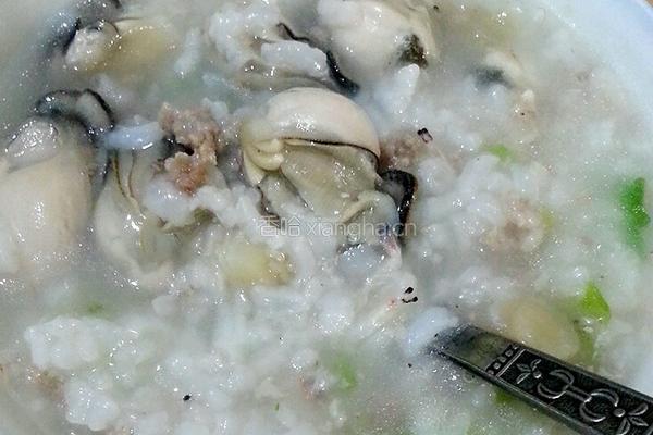 牡蛎干贝瘦肉粥的做法图解4