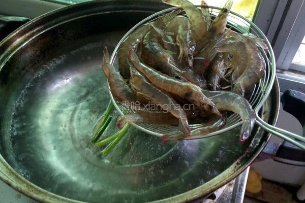 白灼大虾的做法图解3