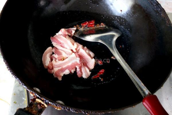 蒜薹五花肉的做法图解4
