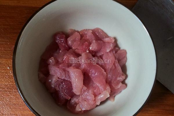 扁豆炒肉片的做法图解4