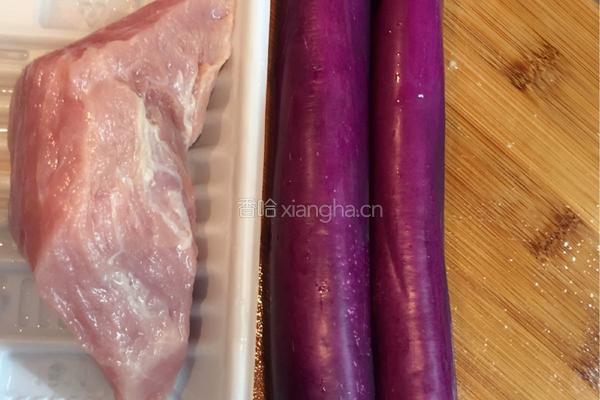 肉沫烧茄子的做法图解1