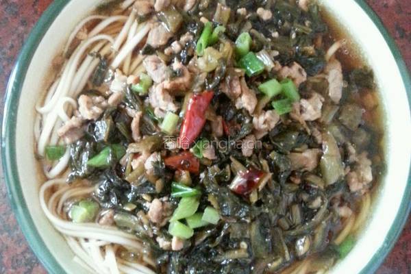 酸菜肉末面的做法图解7