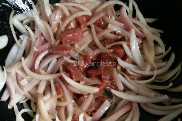 洋葱炒牛肉的做法图解4