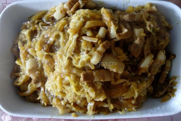 酸菜炒粉的做法图解8