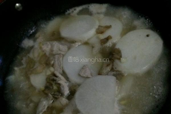 肉片萝卜炖的做法图解8