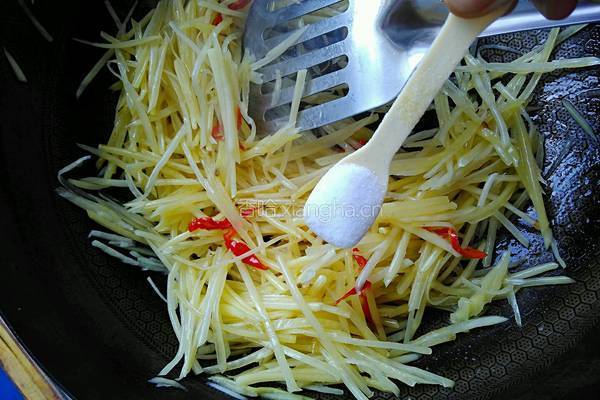 酸辣土豆丝的做法图解7