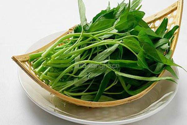 辣炒空心菜的做法图解1