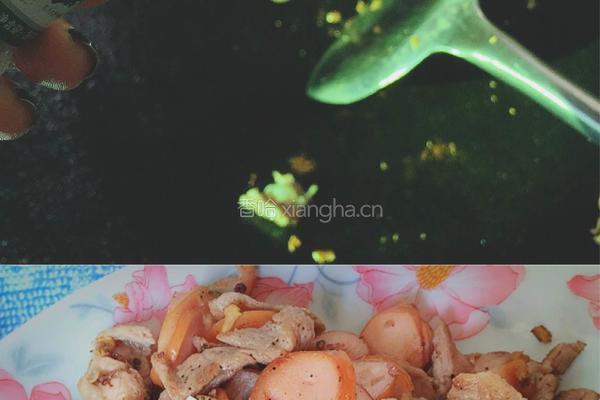 一人食雜料炒飯的做法图解4