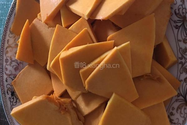 南瓜闷米饭的做法图解3