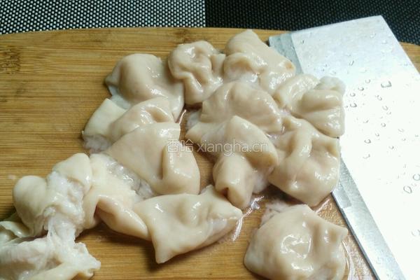 双椒肥肠的做法图解4