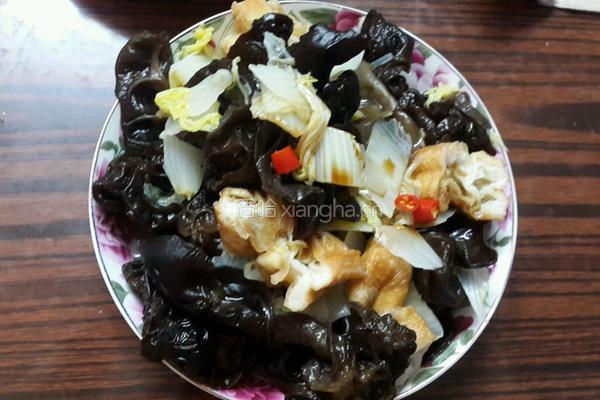 上汤娃娃菜粉丝烩油条的做法图解5